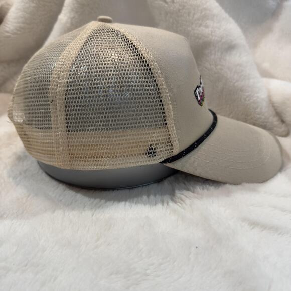 Too Turnt Tea Noca Hat Cap Baseball Snap Back Tan Trucker Mesh Rope Mens - Picture 4 of 5